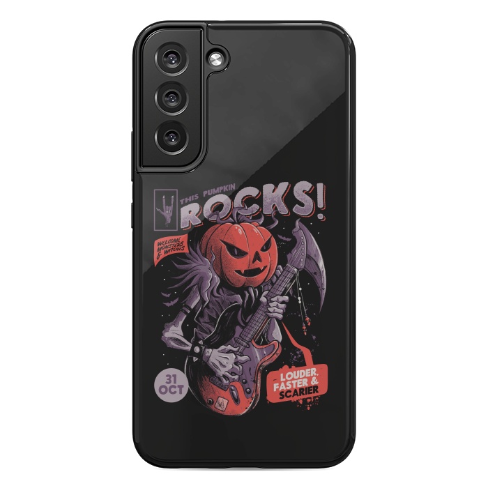 Galaxy S22 plus StrongFit Rock Pumpkin by eduely