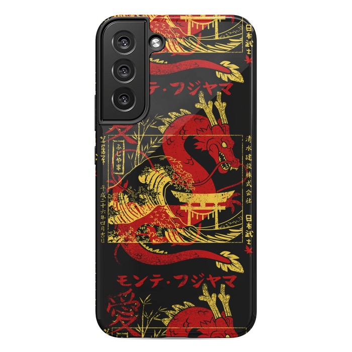 Galaxy S22 plus StrongFit Red chinese dragon gold by Alberto