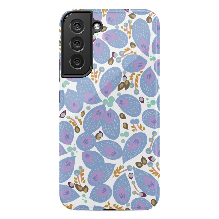Galaxy S22 plus StrongFit Paisley Blue by Josie