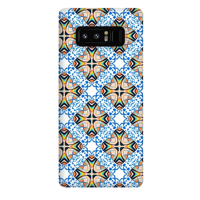 Galaxy Note 8 StrongFit Mediterranean Tile by Uma Prabhakar Gokhale