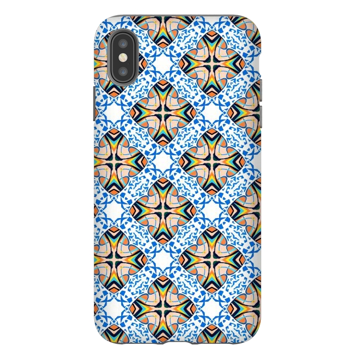 iPhone Xs Max StrongFit Mediterranean Tile by Uma Prabhakar Gokhale