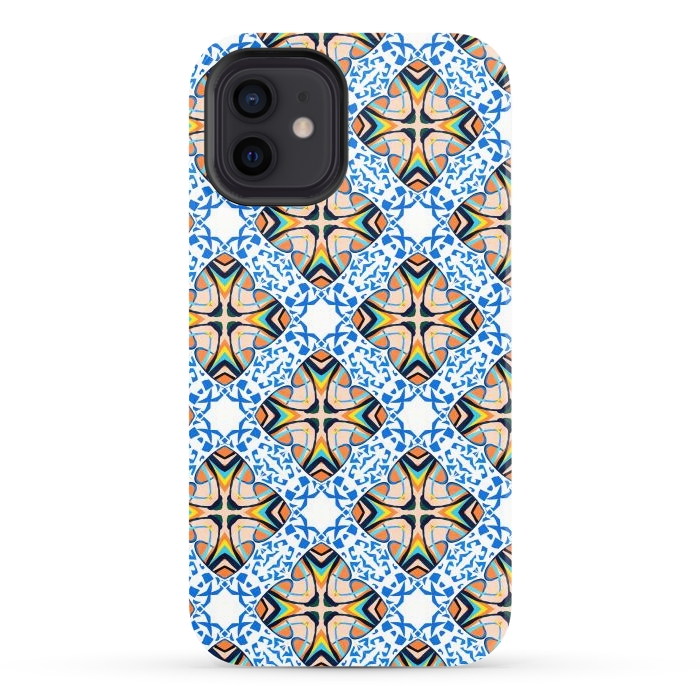 iPhone 12 StrongFit Mediterranean Tile by Uma Prabhakar Gokhale