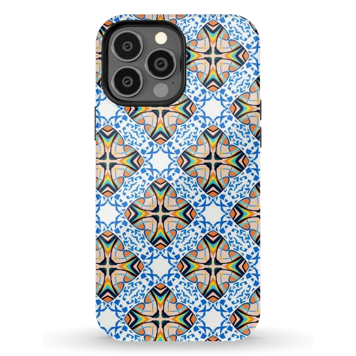 iPhone 13 Pro Max StrongFit Mediterranean Tile by Uma Prabhakar Gokhale