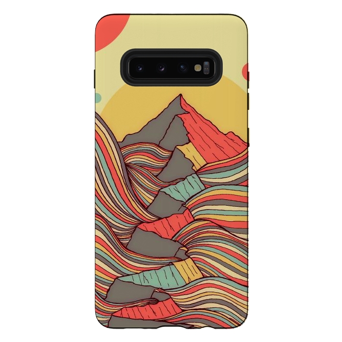 Galaxy S10 plus StrongFit The ribbon sea cliffs by Steve Wade (Swade)