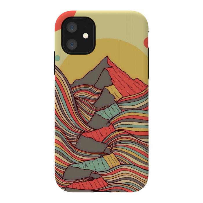 iPhone 11 StrongFit The ribbon sea cliffs by Steve Wade (Swade)