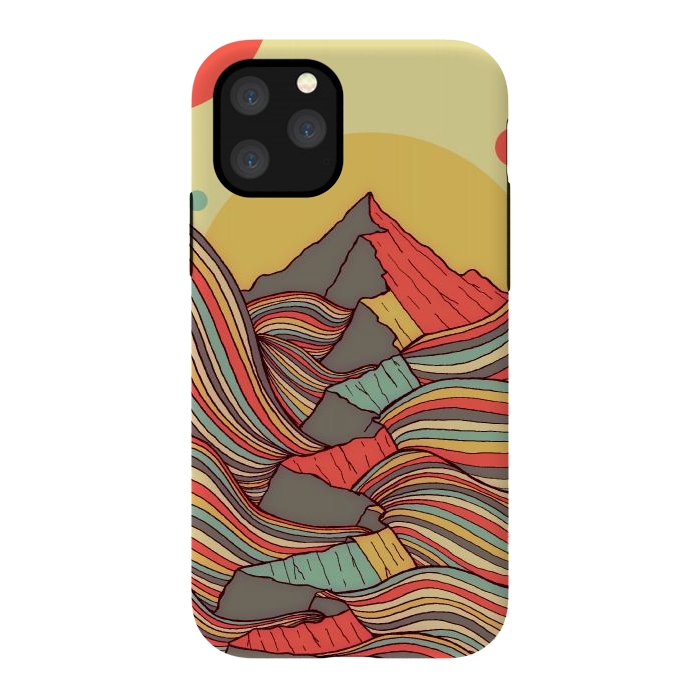 iPhone 11 Pro StrongFit The ribbon sea cliffs by Steve Wade (Swade)