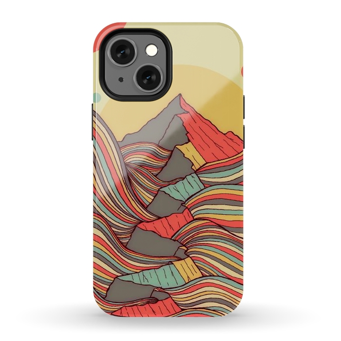iPhone 12 mini StrongFit The ribbon sea cliffs by Steve Wade (Swade)