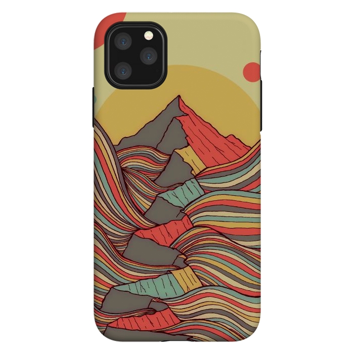 iPhone 11 Pro Max StrongFit The ribbon sea cliffs by Steve Wade (Swade)