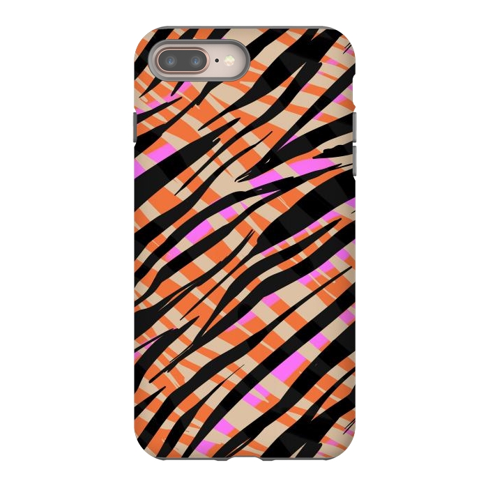 iPhone 7 plus StrongFit Tiger skin by Laura Grant