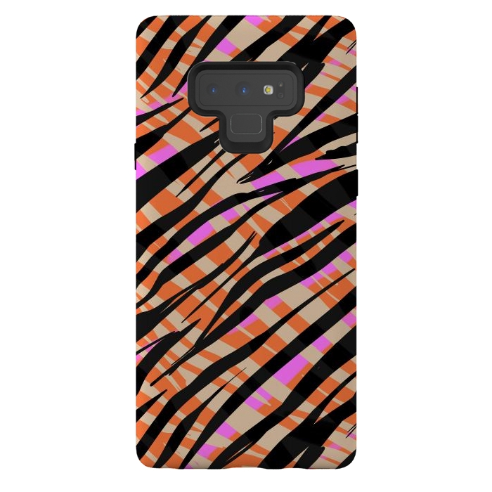 Galaxy Note 9 StrongFit Tiger skin by Laura Grant