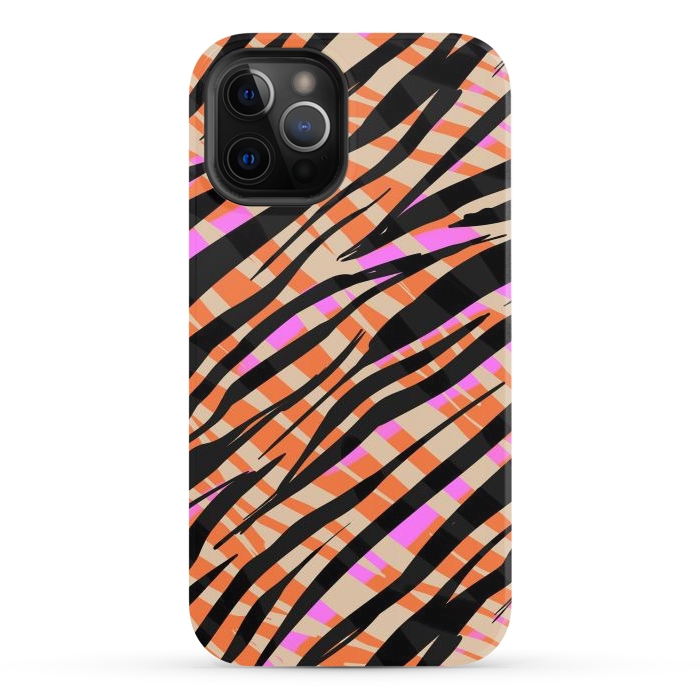 iPhone 12 Pro StrongFit Tiger skin by Laura Grant