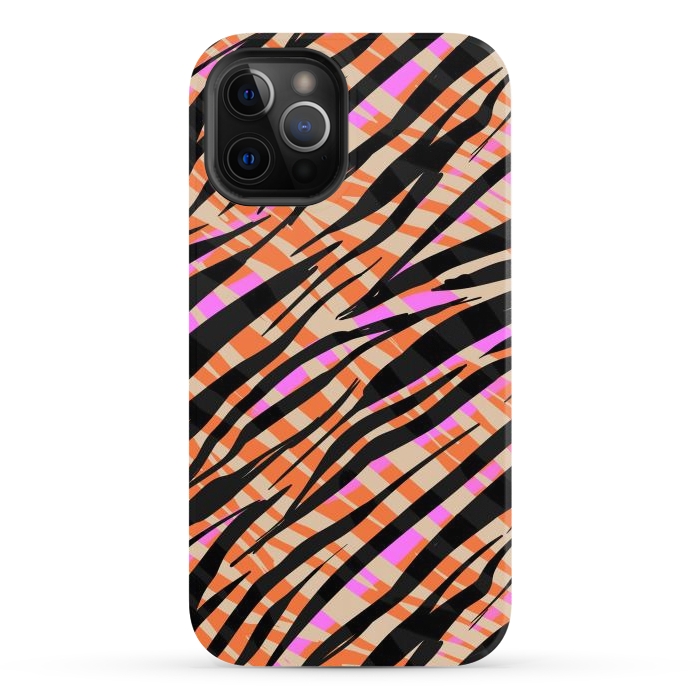 iPhone 12 Pro Max StrongFit Tiger skin by Laura Grant