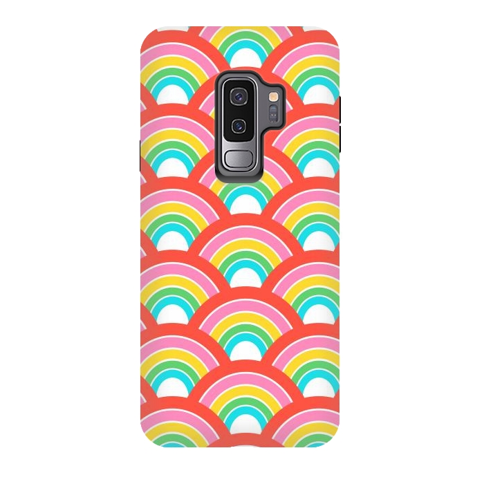 Galaxy S9 plus StrongFit Rainbows by Laura Grant