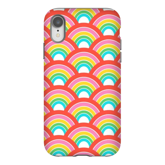 iPhone Xr StrongFit Rainbows by Laura Grant