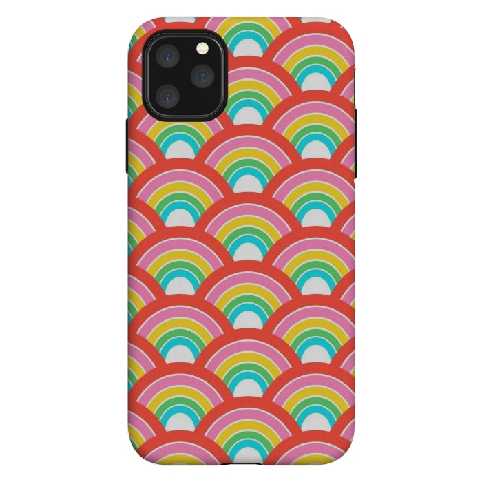iPhone 11 Pro Max StrongFit Rainbows by Laura Grant