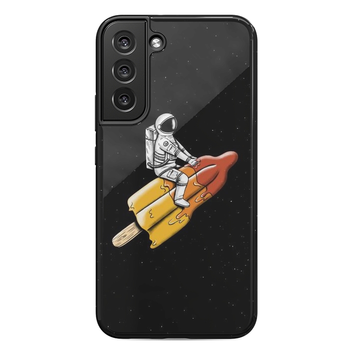 Galaxy S22 plus StrongFit Astronaut Melted Rocket by Coffee Man