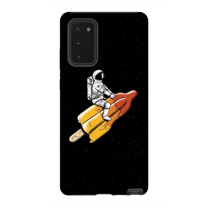 Galaxy Note 20 StrongFit Astronaut Melted Rocket by Coffee Man
