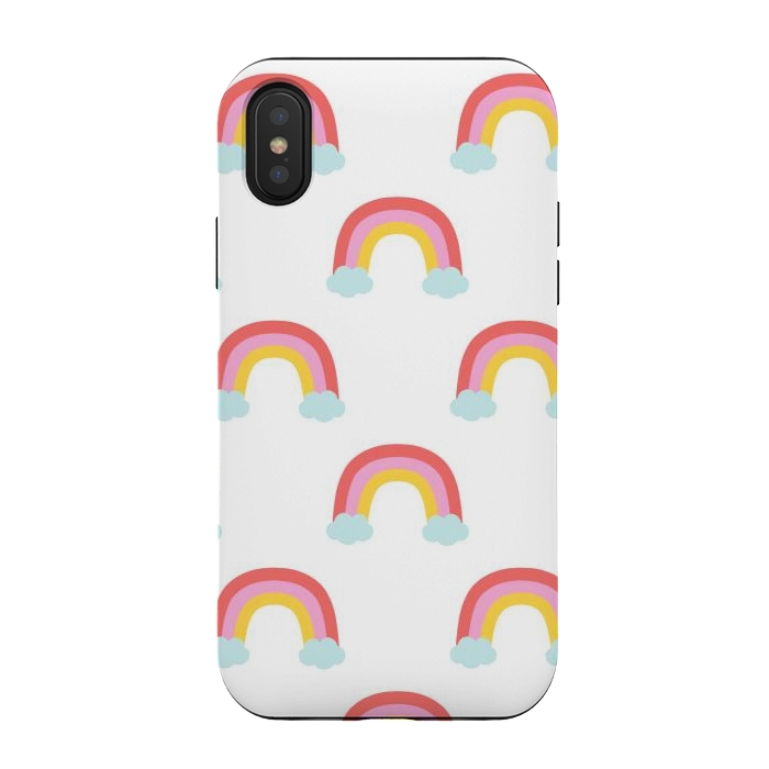 iPhone Xs / X StrongFit Rainbows by Sam Pernoski