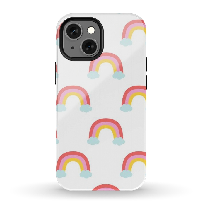 iPhone 12 mini StrongFit Rainbows by Sam Pernoski