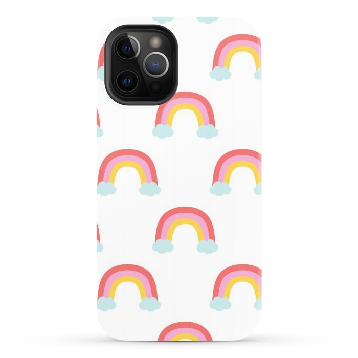 iPhone 12 Pro StrongFit Rainbows by Sam Pernoski