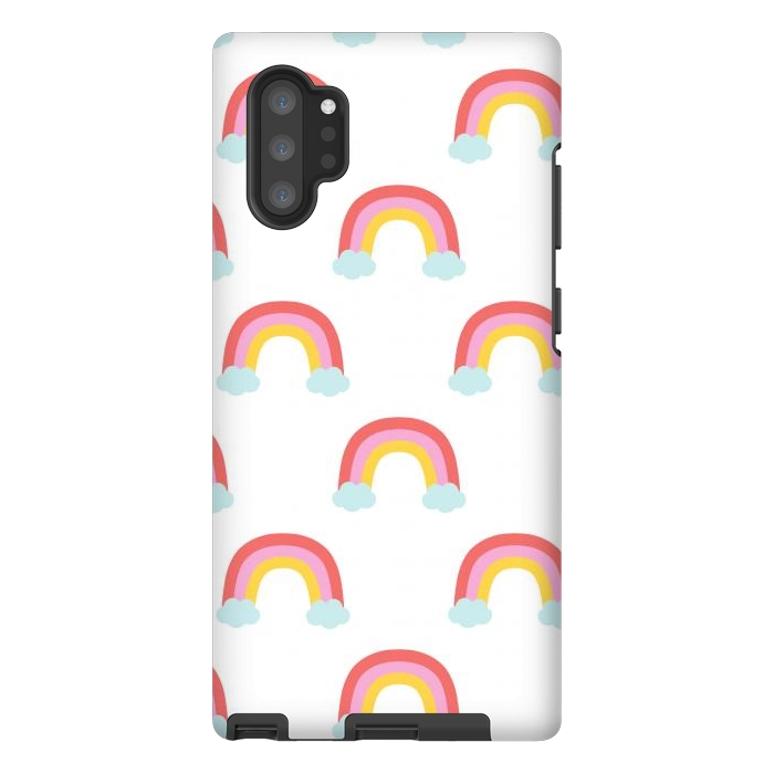 Galaxy Note 10 plus StrongFit Rainbows by Sam Pernoski