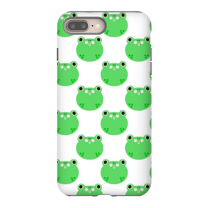 iPhone 7 plus StrongFit Happy Frogs by Sam Pernoski