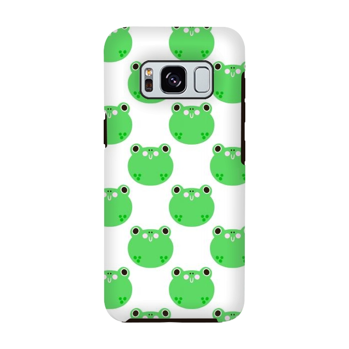 Galaxy S8 StrongFit Happy Frogs by Sam Pernoski