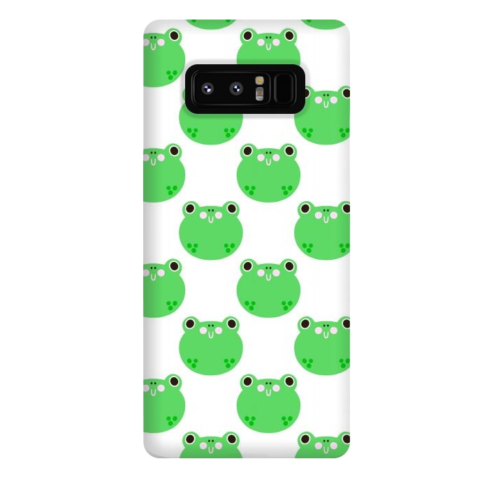 Galaxy Note 8 StrongFit Happy Frogs by Sam Pernoski