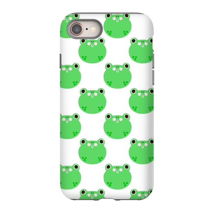 iPhone 8 StrongFit Happy Frogs by Sam Pernoski