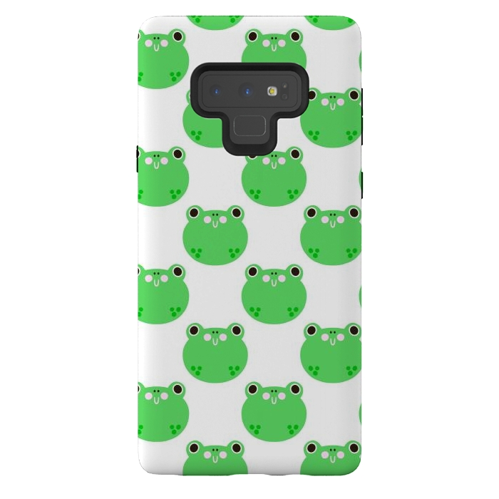 Galaxy Note 9 StrongFit Happy Frogs by Sam Pernoski