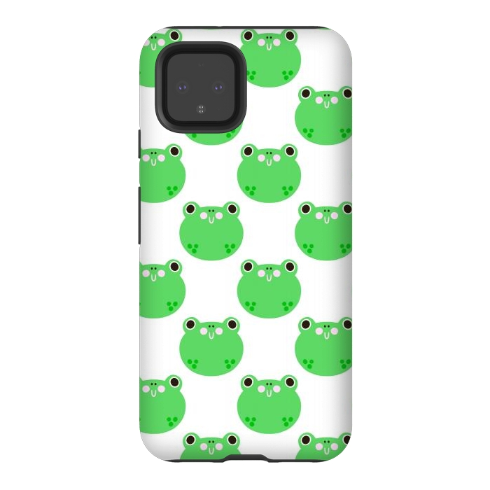 Pixel 4 StrongFit Happy Frogs by Sam Pernoski