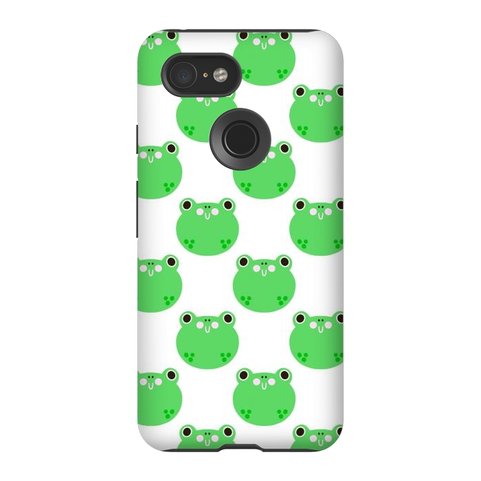 Pixel 3 StrongFit Happy Frogs by Sam Pernoski