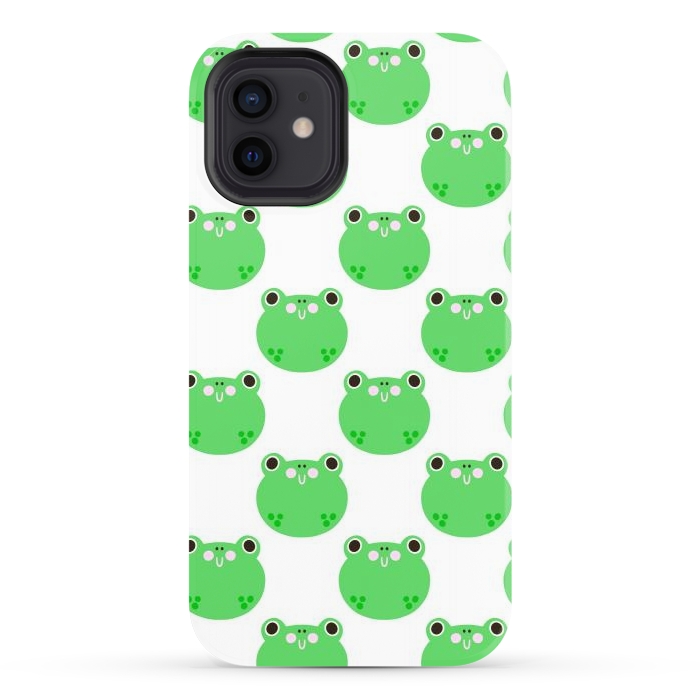 iPhone 12 StrongFit Happy Frogs by Sam Pernoski