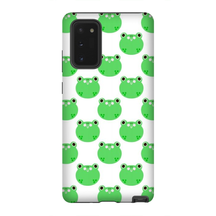 Galaxy Note 20 StrongFit Happy Frogs by Sam Pernoski