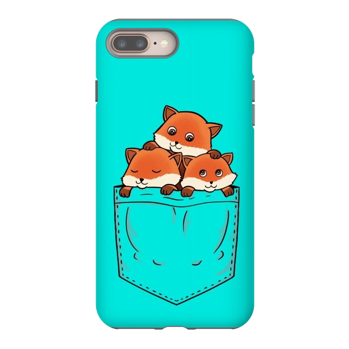 iPhone 7 plus StrongFit Fox Pocket by Coffee Man