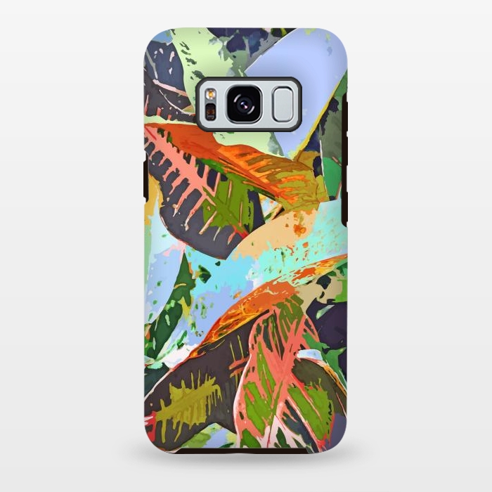 Galaxy S8 plus StrongFit Jungle Plants by Uma Prabhakar Gokhale