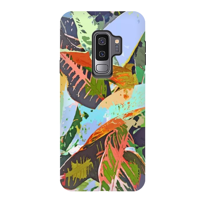Galaxy S9 plus StrongFit Jungle Plants by Uma Prabhakar Gokhale