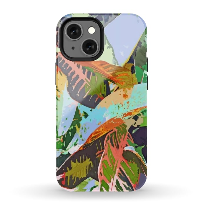 iPhone 12 mini StrongFit Jungle Plants by Uma Prabhakar Gokhale