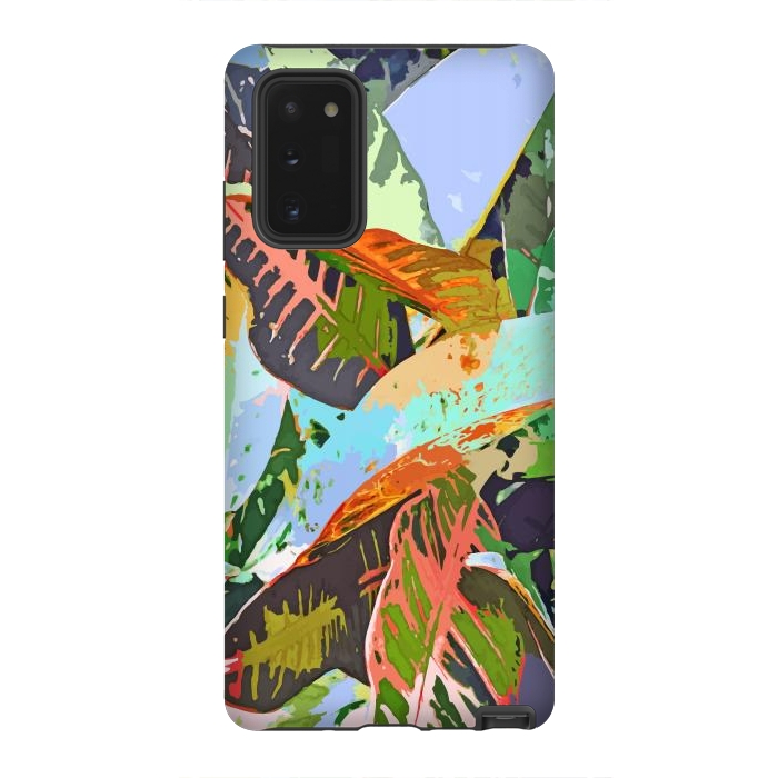Galaxy Note 20 StrongFit Jungle Plants by Uma Prabhakar Gokhale