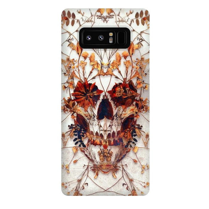Galaxy Note 8 StrongFit Delicate Skull by Ali Gulec