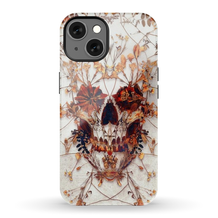 iPhone 13 StrongFit Delicate Skull by Ali Gulec