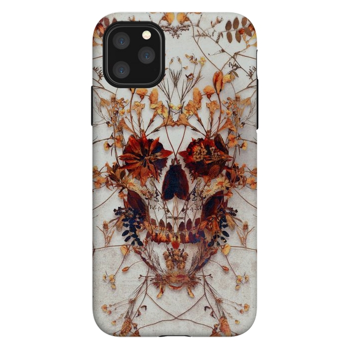 iPhone 11 Pro Max StrongFit Delicate Skull by Ali Gulec