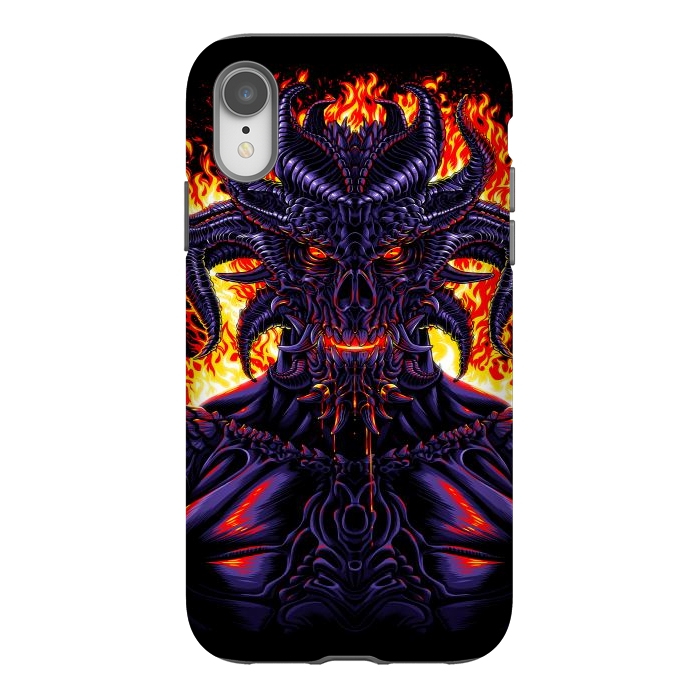 iPhone Xr StrongFit Demon from hell by Alberto