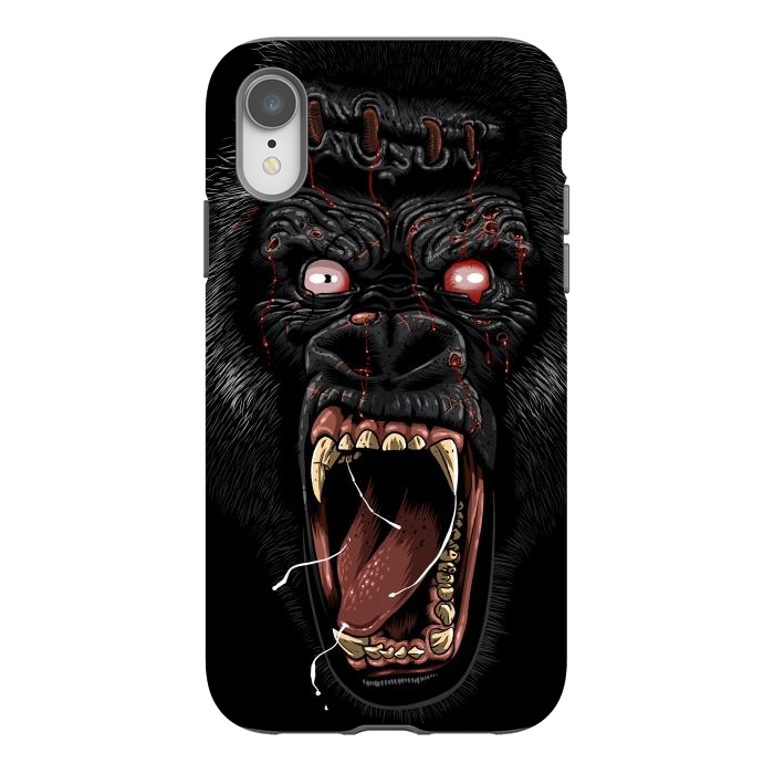 iPhone Xr StrongFit Zombie Gorilla by Alberto