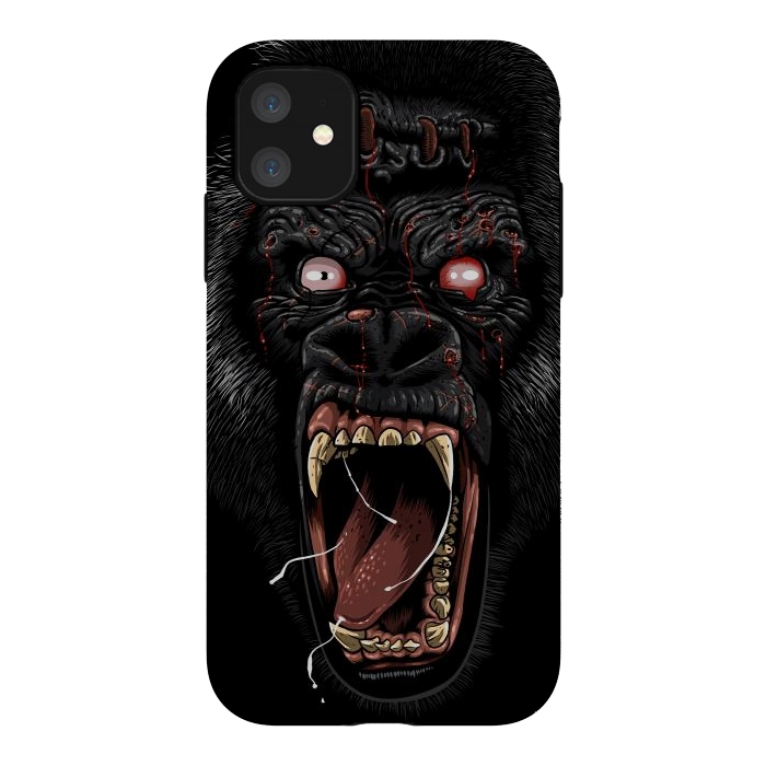 iPhone 11 StrongFit Zombie Gorilla by Alberto