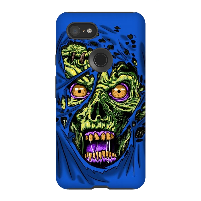 Pixel 3XL StrongFit Zombie through your clothes by Alberto