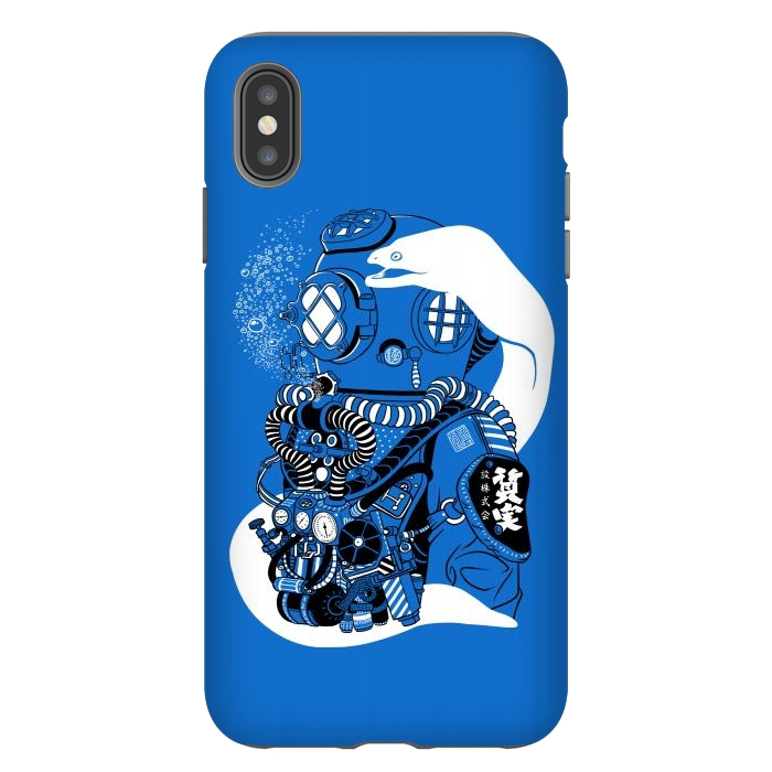 iPhone Xs Max StrongFit Steampunk scuba diving suit by Alberto