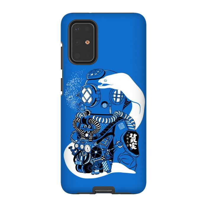 Galaxy S20 Plus StrongFit Steampunk scuba diving suit by Alberto