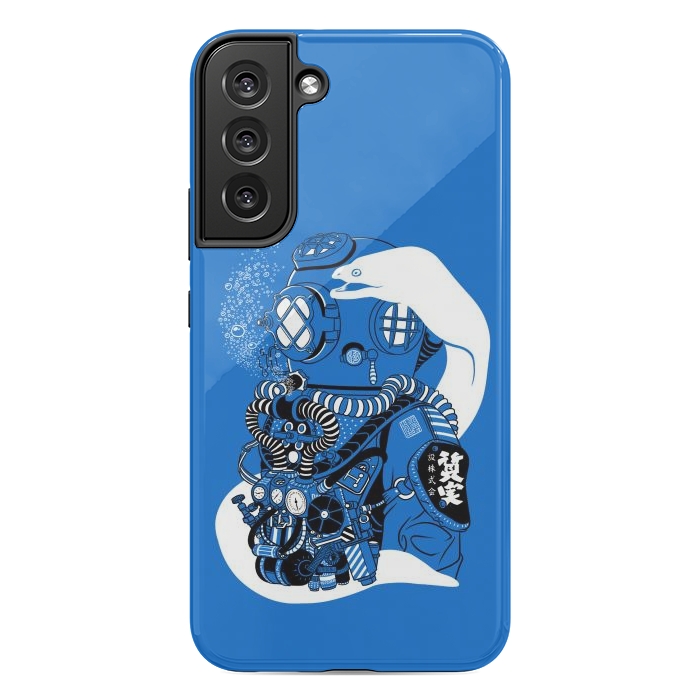 Galaxy S22 plus StrongFit Steampunk scuba diving suit by Alberto
