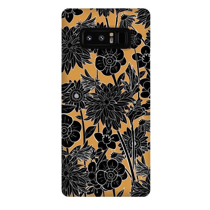 Galaxy Note 8 StrongFit Dark gold spring by Steve Wade (Swade)